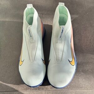 Nike Air Zoom Cleats in White and Yellow